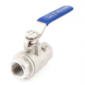 1/2PT Female Dual End 90 Degree Rotating Handle 304 Stainless Steel Ball Valve