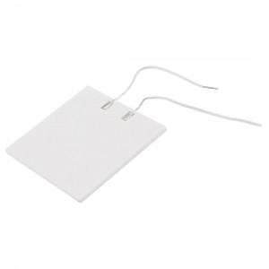 AC 24V 24W Wired Ceramic Heater Plate Heating Element White 40mm x 40mm