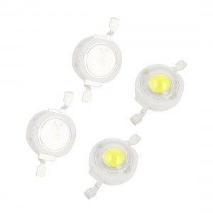 4pcs 1W Power White LED Light Bulb Bead Emitter 120-130LM 3.0-3.9V