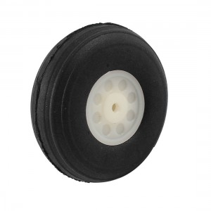 1.5" Dia RC Airplane DIY Assembly Spare Parts Rubber Tire Wheel
