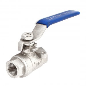 3/8PT 90 Degree Rotating Lever Handle 304 Grade Stainless Steel Ball Valve
