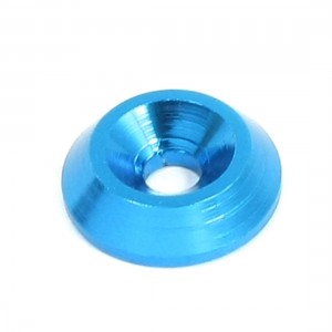 12mm Outer Dia Blue Aluminium Alloy Spacer Washer for 3mm RC Model Toy