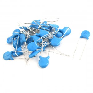 30 Pcs Blue 1000V 10nF Through Hole DIP High Voltage Ceramic Capacitor