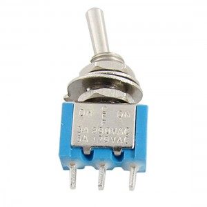 4 x 3 Pin Terminals SPDT ON-OFF-ON Toggle Switches AC 250V/3A 125V/6A