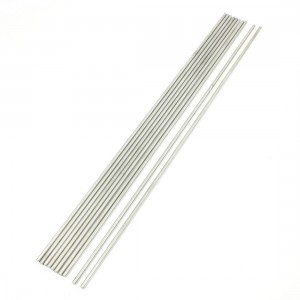 10 Pcs Stainless Steel 300x3mm Round Rod for RC Airplane
