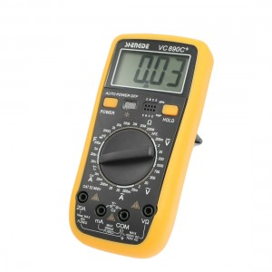 LCD Display AC DC Voltmeter Current Ohmmeter Digital Multimeter