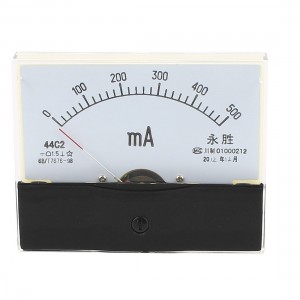 Class 1.5 Accuracy DC0-500mA Dial Analog Panel Meter Gauge 44C2