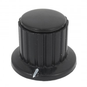 Volume Control 4mm Split Shaft Dia Potentiometer Mixer Knob Black