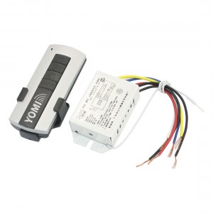 12V 3CH Light Lamp Wireless Remote Control Switch w Cables