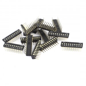 14 Pcs Black Double Row 20 Pin 10P Positions DIP Switch 2.54mm Pitch