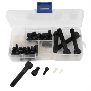 65 Pcs RC Airplane Model Part 5 Size Hexagonal Cross Socket Cap Head Screw Set