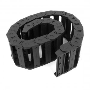 Black Plastic Drag Chain Cable Carrier 25 x 100mm for CNC Machine
