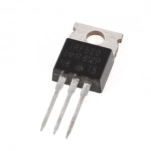 IRF520 Fast Switching Speed Semiconductor NPN Power Transistor 100V 10A