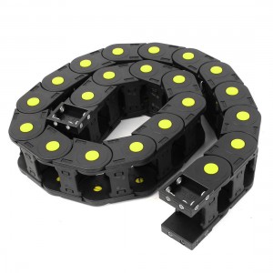 100cm R11.5cm Plastic Open Type Wire Carrier Cable Drag Chain 25mmx38mm