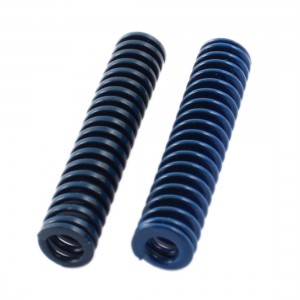 2 PCS Light Load Spiral Stamping Compression Die Spring Blue 8mm x 40mm