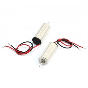 2pcs DC 3.7V 35000RPM Mini Coreless Vibration Motor for Model Helicoptor Toy