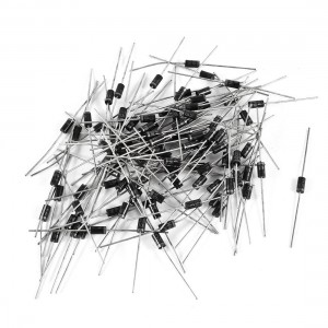 100Pcs 1N4001 400V 1A Axial Polarized Fast Rectifier Rectifying Diodes