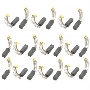 Electric Drill Replacement 17mm x 6mm x 6mm Carbon Brushes 10Pairs
