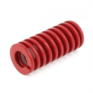 Red 25x12.5x55mm Chromium Alloy Steel Tubular Section Mould Die Spring