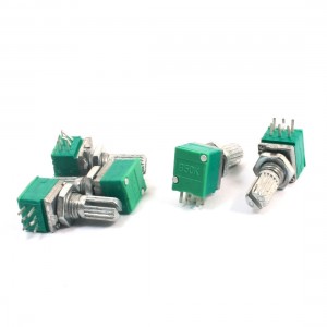 5PCS Single Linear Taper 50KOhm Carbon Film Rotary Volume Potentiometer