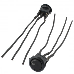 DC 20A 12V White LED Lamp SPST 2 Position On/Off Control Rocker Switch 2pcs