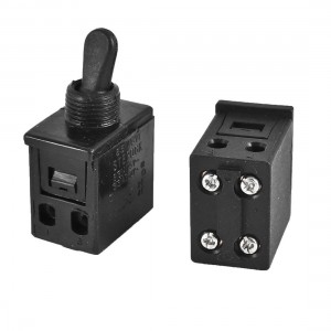 2 Pcs FB3-8/2F-23 AC 250V 5A 5E4 4 Contact DPST NO ON/OFF Toggle Switch