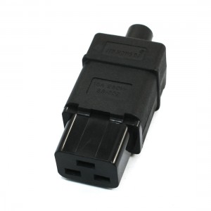 DIY C19 Outlet Socket Rewirable Power Cable Cord Adapter AC 250V 16A