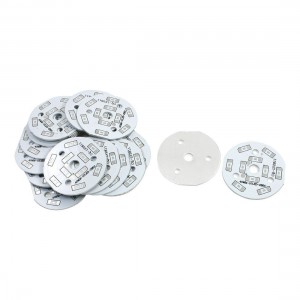 20 Pieces 40mm Circle Aluminum PCB Circuit Board for 10 x 1/2W 5730 SMD LED