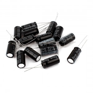 15Pcs 10V 2200uF Radial Leads Polarised Aluminium Electrolytic Capacitor