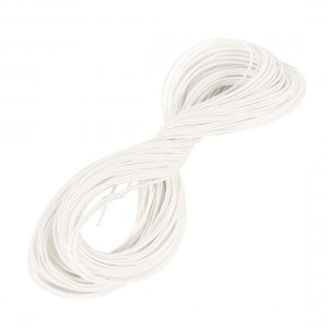 10m 33Ft 24AWG Hi-Temp High Tempreture PTFE Wire Cord White