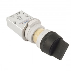 Selective Knob Manual 2 Position 3 Way Mechanical Valve