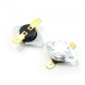 Pair 55 Celsius N/C Soldering Type Temperature Control Switch 10A AC 250V