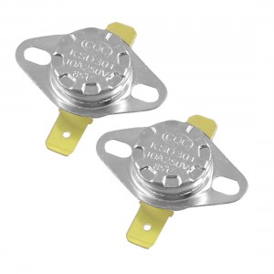 2 Pcs 85C NC Temperature Controlled Ceramic Thermostat KSD301