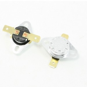 AC 250V 10A Normal Close 92C Temperature Control Switch Bimetal Thermostat 2 PCS