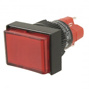 Red Cap Self-locking Contact Push Button Switch AC 220V Avzol