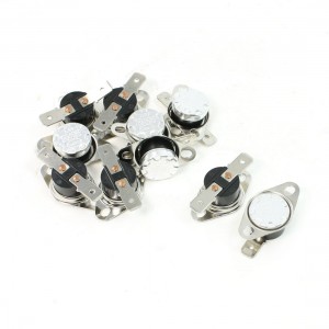 10pcs AC 250V 10A 45C N/O Temperature Control Switch Thermostat KSD301