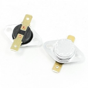 2 Pcs 250V 10A 110 Celsius 230F Temperature Controlled Switch KSD301
