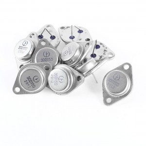 10 Pcs 3DD15D TO-3 NPN Power Transistor 200V 5A 50W