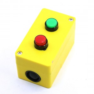 5A 250VAC SPDT Latching Action Red Green Button Pushbutton Station