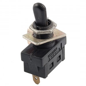 AC 250V 5A 2 Positions SPST Toggle Switch ON-OFF Black