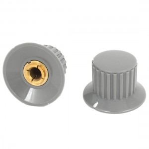 2 Pcs Replacement 6mm Dia Audio Volume Control Potentiometer Knobs 32mmx21mm