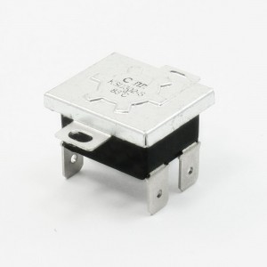 AC250V 15A 83 Celsius 4 Pin N/C Temperature Control Switch Thermostat