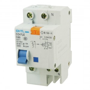 DZ47LE AC 220V 1P+N Overload Protection ELCB Earth Leakage Circuit Breaker
