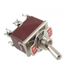 AC 250V 15A On/Off/On DPDT 2P2T Toggle Switch w 6 Screw Terminals
