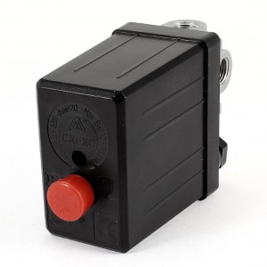 Air Compressor Pressure Switch Control Valve 145PSI 4-Port 1/4PT AC 250V 20A