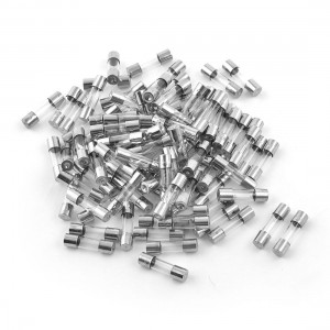 100 Pcs 250V 0.5A 5mm x 20mm Fast Blow Type Quick Glass Tube Fuses