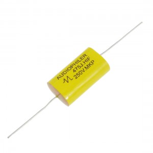 4.7uF 250V Axial Leads Metallized Polypropylene Film MKP Audio Capacitor