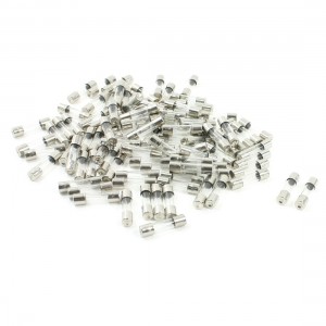 100 Pcs 250 Volts 3Amp Fast Blow Type Glass Tube Fuses 5 x 20mm