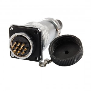 10-Pin Waterproof Electrical Deck Plug Circular Connector AC 250V 7A Ecjjo