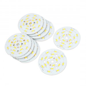 9W Warm White 18 SMD 5730 LED Ceiling Light Aluminum Heatsink Base Plate 10pcs